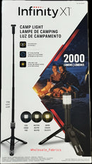 Infinity X1 2000 Lumen Camping LED Light 6ft Tripod Remote Detachable Lantern