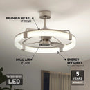 Artika Sunnyvale 28" (71cm) Ceiling Fan Light with Remote Control