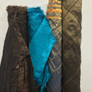 Brown Diamond Quilted Retro Taffeta Fabric - image 8 - Bull Ring Fabrics