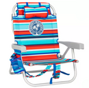 Tommy Bahama 5-Position Backpack Beach Chair Insulated Pouch Pillow 136kg NEW
