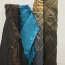 Chocolate Brown Small Diamonds Quilted Taffeta Fabric - image 5 - Bull Ring Fabrics
