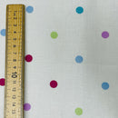 Polka Dot Spotty Cotton Craft Fabric, Colourful Spots 140cm, Candy - image 2 - Bull Ring Fabrics
