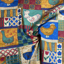 Designer Cotton Printed Fabric Designs Curtain Upholstery Material Wholesale
