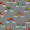 Rainbows in the Clouds 100% Cotton Fabric, Nursery Curtains & Upholstery 140cm - image 8 - Bull Ring Fabrics