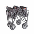 Heavy Duty XL Steel Folding Wagon & Brakes Outdoor Camping Picnic Trolley 156kg