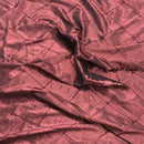 Dusky Pink Pearl Beaded Quilted Taffeta Fabric - image 4 - Bull Ring Fabrics