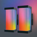 Atomi Smart Outdoor WiFi LED 2 Pack Wall Lights Sconces Google Home Housefront
