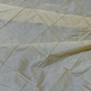 Beige Large Diamonds Quilted Taffeta Fabric - Bull Ring Fabrics