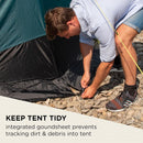 Coleman Tent Octagon 8 Man Festival Dome Tent Blackout Camping XL Tent GREEN