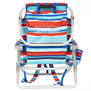 Tommy Bahama 5-Position Backpack Beach Chair Insulated Pouch Pillow 136kg NEW