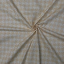 Cream Houndstooth Heavy Cotton Canvas Fabric, Ottilie Stevenson 140cm - image 6 - Bull Ring Fabrics