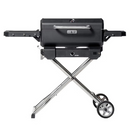 Masterbuilt Portable Charcoal BBQ & Smoker with Cart in Black