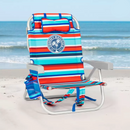 Tommy Bahama 5-Position Backpack Beach Chair Insulated Pouch Pillow 136kg NEW