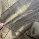 Brown Diamond Quilted Retro Taffeta Fabric - Bull Ring Fabrics