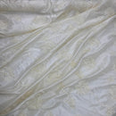 Cream Ribbon Sunflower Embroidered Taffeta Fabric - image 3 - Bull Ring Fabrics
