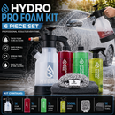 HYDRO Car Cleaning Kit 6 Piece Set Pre Wash Snow Lance Foam Shampoo Detailing