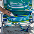 Tommy Bahama 5-Position Backpack Beach Chair Insulated Pouch Pillow 136kg NEW