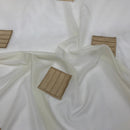 100% Polyester Voile - Gold Suede Draping Net Curtain Fabric Privacy 60", Cream