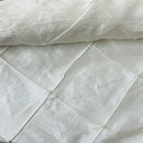 Cream Pearl Beaded Quilted Taffeta Fabric - image 2 - Bull Ring Fabrics