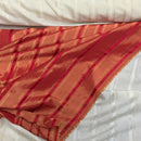 Cream Striped Embroidery Taffeta Fabric - image 3 - Bull Ring Fabrics