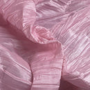 Pink Crushed Taffeta Fabric - image 4 - Bull Ring Fabrics