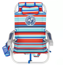 Tommy Bahama 5-Position Backpack Beach Chair Insulated Pouch Pillow 136kg NEW