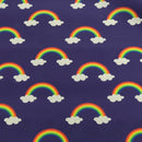 Rainbows in the Clouds 100% Cotton Fabric, Nursery Curtains & Upholstery 140cm - image 19 - Bull Ring Fabrics