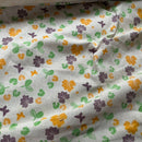 Colourful Butterflies & Flowers Linen Look Fabric, Curtain & Upholstery 140cm - image 4 - Bull Ring Fabrics