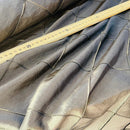 Brown Large Diamond Quilted Taffeta Fabric - image 2 - Bull Ring Fabrics
