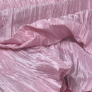 Pink Crushed Taffeta Fabric - image 3 - Bull Ring Fabrics