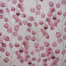 Rose Pink Eucalyptus Money Leaf Linen Look Fabric, Curtain & Upholstery 140cm - Bull Ring Fabrics