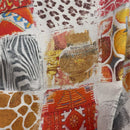 Safari Animal Patchwork Cotton Fabric, Lion, Zebra & Leopard Print 147cm - image 7 - Bull Ring Fabrics