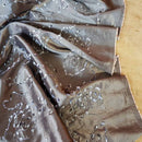 Bronze Rope Embroidery Taffeta Fabric - image 5 - Bull Ring Fabrics