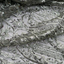 HEAVY SEQUINS LACE NET LACE Embroidery Bridal Wedding New Years Party Dress 54"
