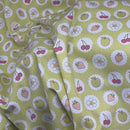 Ashley Wilde Fruits Print Cotton Fabric, Kitchen Curtains & Cushions 140cm - Bull Ring Fabrics