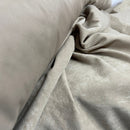 Plain Suede Touch Fabric for crafts cars interior cushions dress bags BEIGE