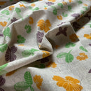 Colourful Butterflies & Flowers Linen Look Fabric, Curtain & Upholstery 140cm - image 5 - Bull Ring Fabrics