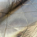 Brown Large Diamond Quilted Taffeta Fabric - image 3 - Bull Ring Fabrics