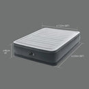 Intex King Dura-Beam Deluxe Air Mattress With Built-in Pump Camping Bedroom