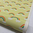 Rainbows in the Clouds 100% Cotton Fabric, Nursery Curtains & Upholstery 140cm - image 3 - Bull Ring Fabrics