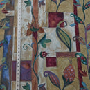 Abstract Pomegranate & Tulip Floral 100% Cotton Fabric, Upholstery 140cm - image 2 - Bull Ring Fabrics