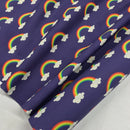 Rainbows in the Clouds 100% Cotton Fabric, Nursery Curtains & Upholstery 140cm - image 21 - Bull Ring Fabrics