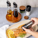 Trudeau 6 Piece Seasoning Station Set Acacia Wood Olive Oil Steak Gozney Pitboss