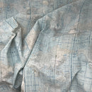 Cotton Rich Linen Look Fabric World Map Atlas Upholstery Curtain Cushion 54”