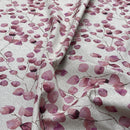 Pink Eucalyptus Leaves Linen Look Curtain Fabric, Cushions & Upholstery 140cm - image 5 - Bull Ring Fabrics