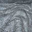 HEAVY SEQUINS LACE NET LACE Embroidery Bridal Wedding New Years Party Dress 54"