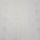 Premium Dress Lace Fabric Dahlia Embroidery Net Bridal Wedding Lace 60", Cream