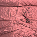 Dusky Pink Pearl Beaded Quilted Taffeta Fabric - image 2 - Bull Ring Fabrics