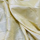 Beige Large Diamonds Quilted Taffeta Fabric - image 2 - Bull Ring Fabrics
