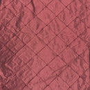 Dusky Pink Pearl Beaded Quilted Taffeta Fabric - Bull Ring Fabrics